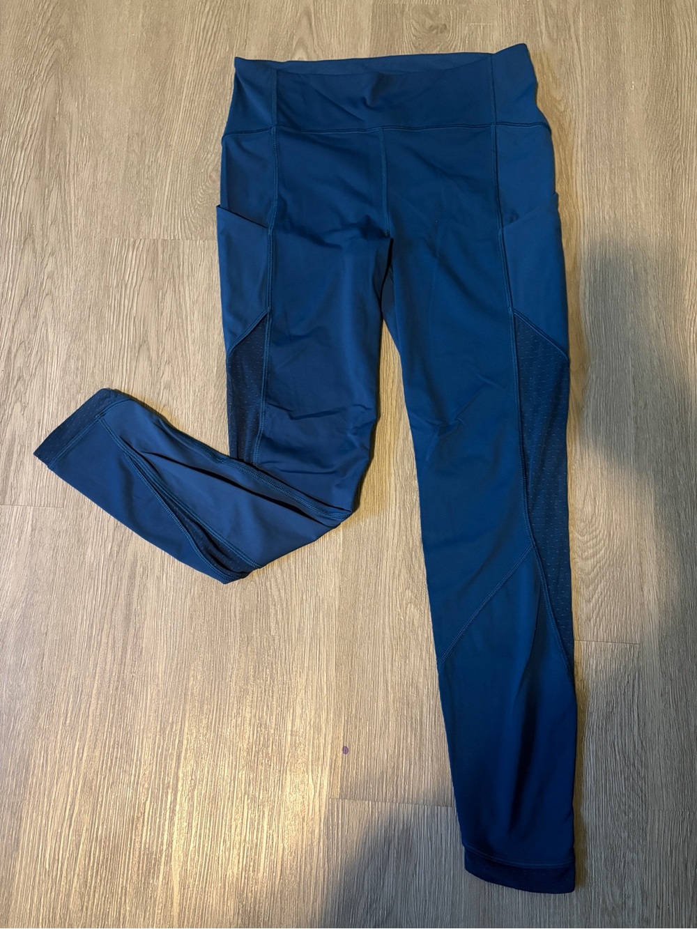 lululemon athletica Deep Blue High-Rise Leggings with Side Pockets